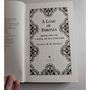 A Game of Thrones Hardcover Bantam Books George R.R. Martin NO Dust Jacket